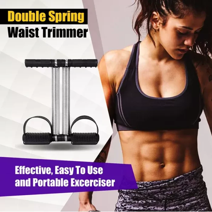 Double Spring Tummy Trimmer Weight Loss Exerciser Ab Exerciser Full Body