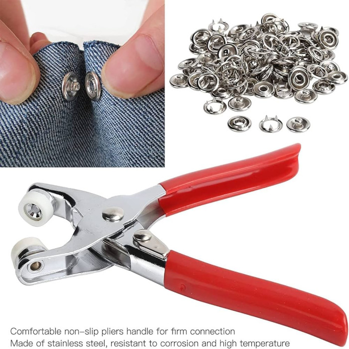 Five-Prong Multifunctional Button Installation Tool For Cloths