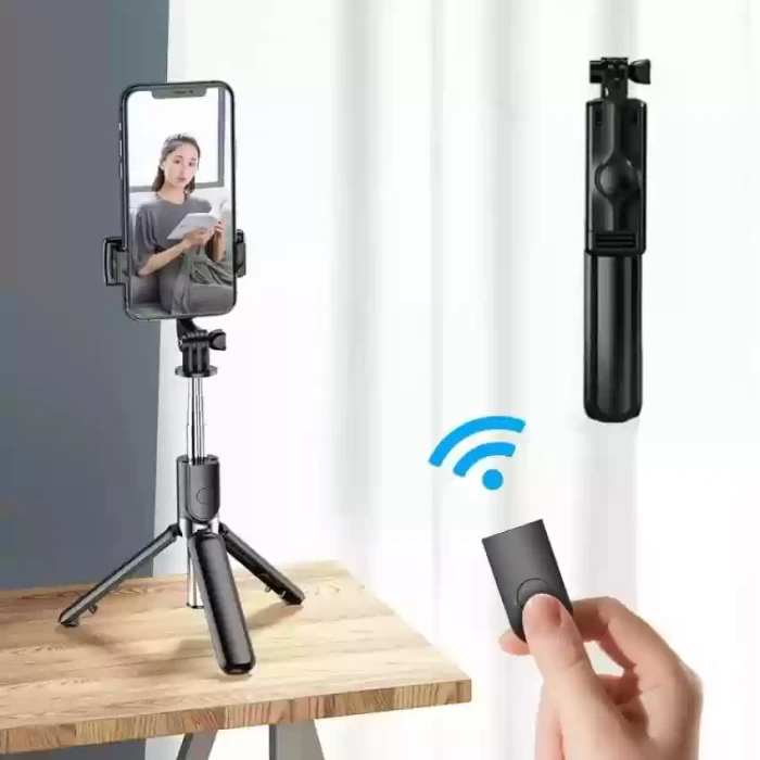 Multifunctional Selfie Stick Plus Tripod With Light And Bluetooth Remote Control